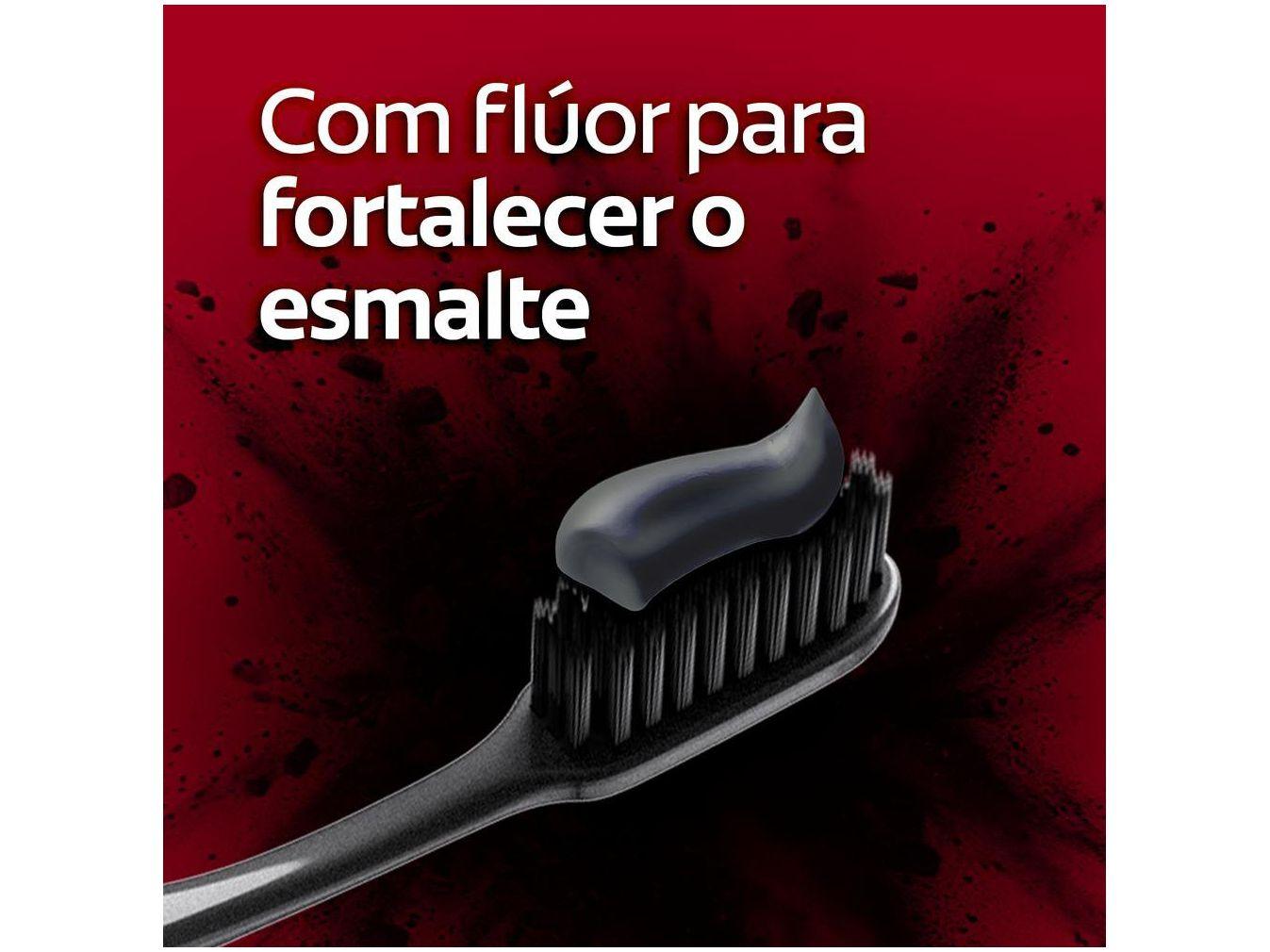 Creme Dental Clareador Colgate White Carvão Ativado Luminous 70g 4 Unidades