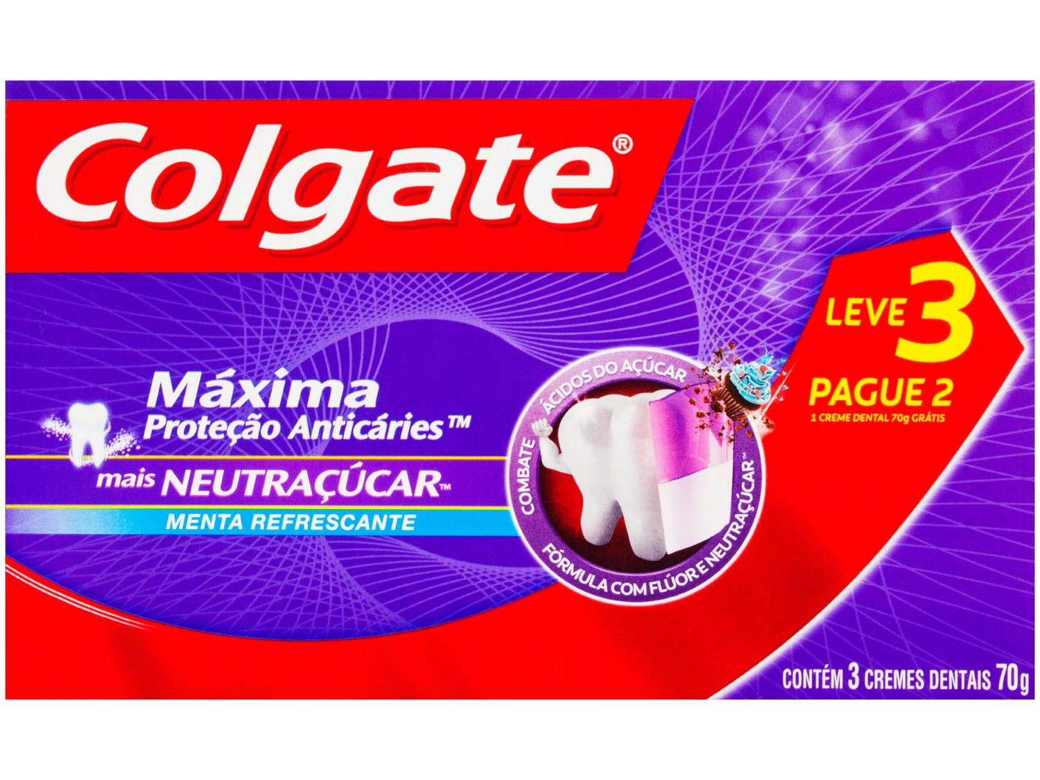 Creme Dental Colgate Máxima Proteção Anticáries
