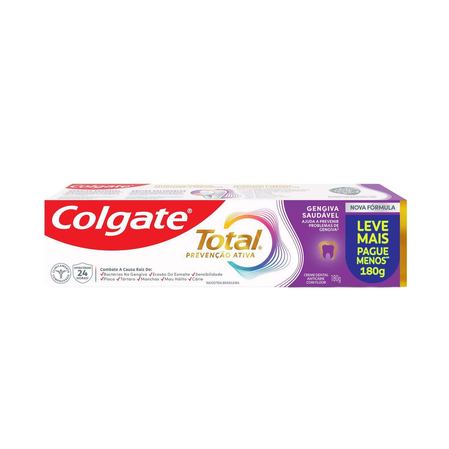 Creme Dental Colgate Total 12 Gengiva Reforçada 180g