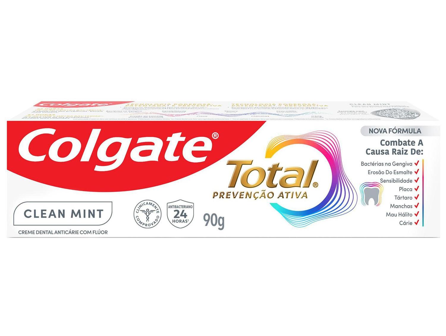 Creme Dental Colgate Total Prevenção Ativa 90g