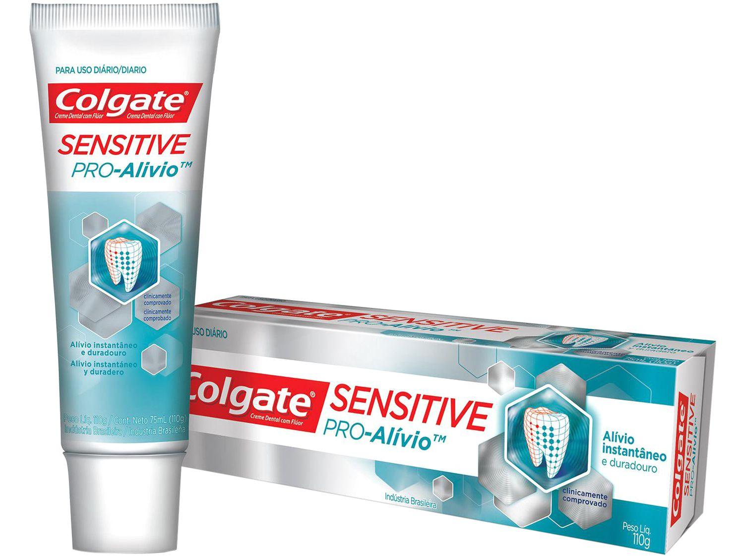 Creme Dental para Dentes Sensíveis Colgate Sensitive Pró-Alívio 110g