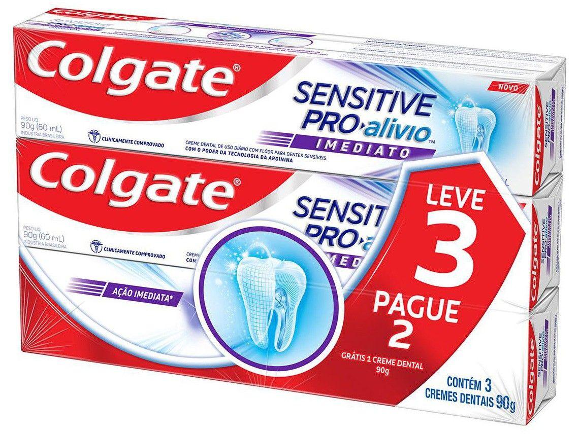 Creme Dental para Dentes Sensíveis Colgate Sensitive Pró-Alívio ...