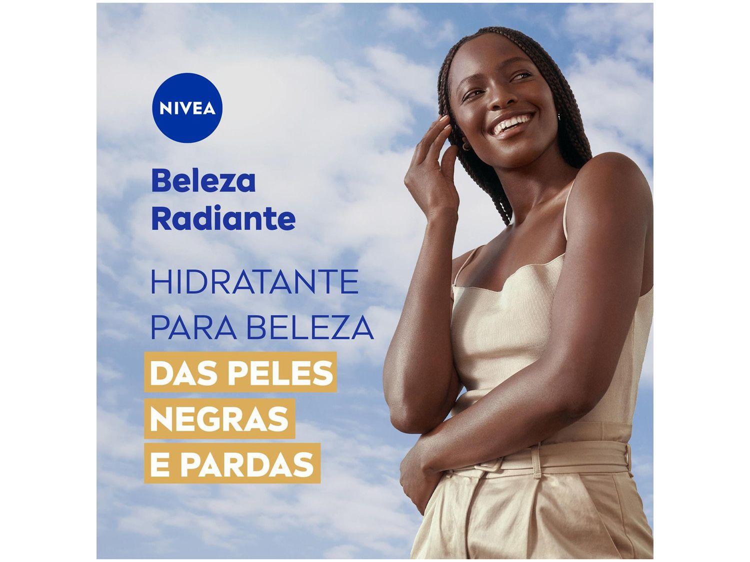 Creme Hidratante Corporal para Peles Secas Nivea Beleza Radiante Cuidado Intenso 400ml