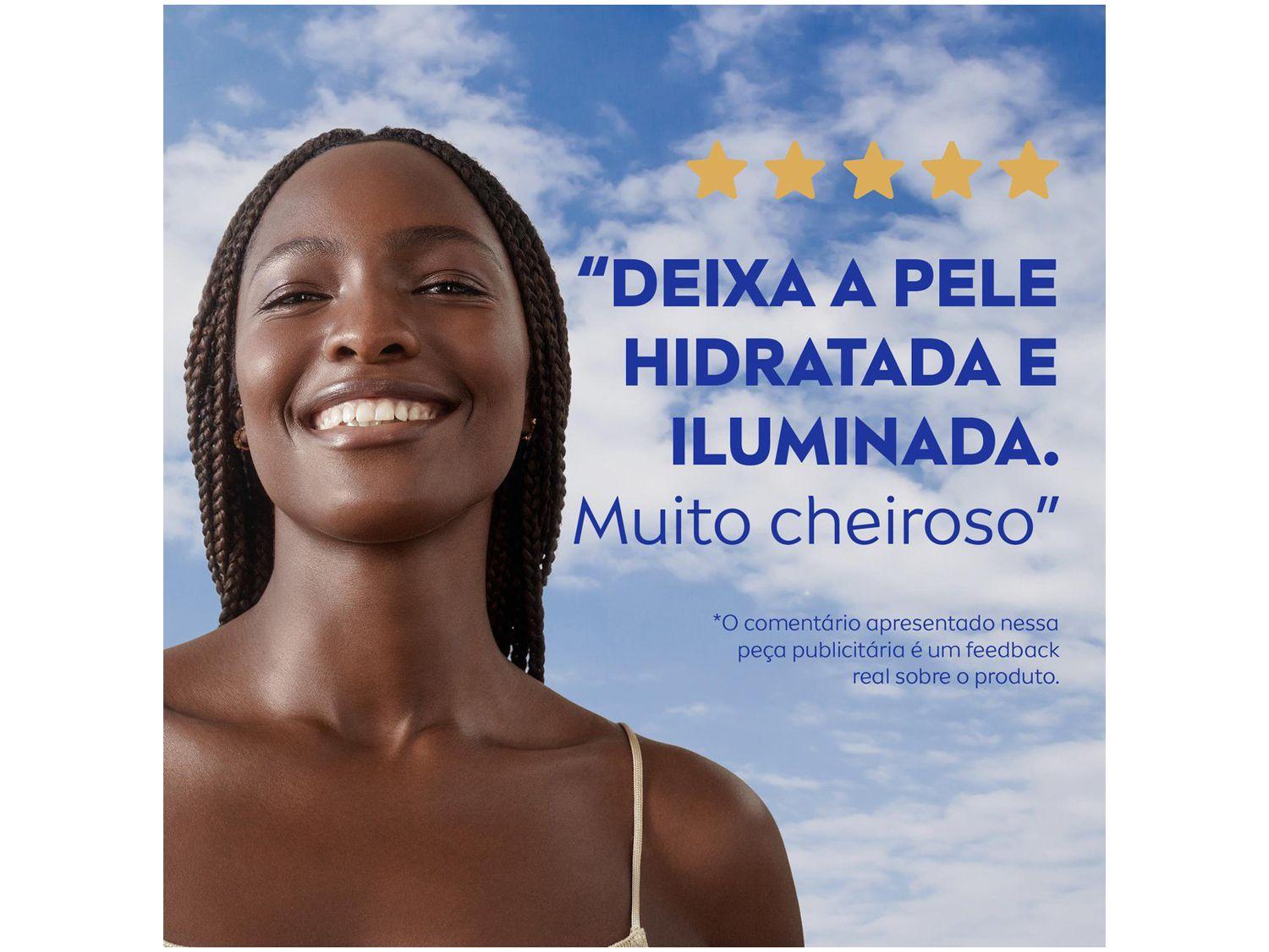 Creme Hidratante Corporal para Peles Secas Nivea Beleza Radiante Cuidado Intenso 400ml