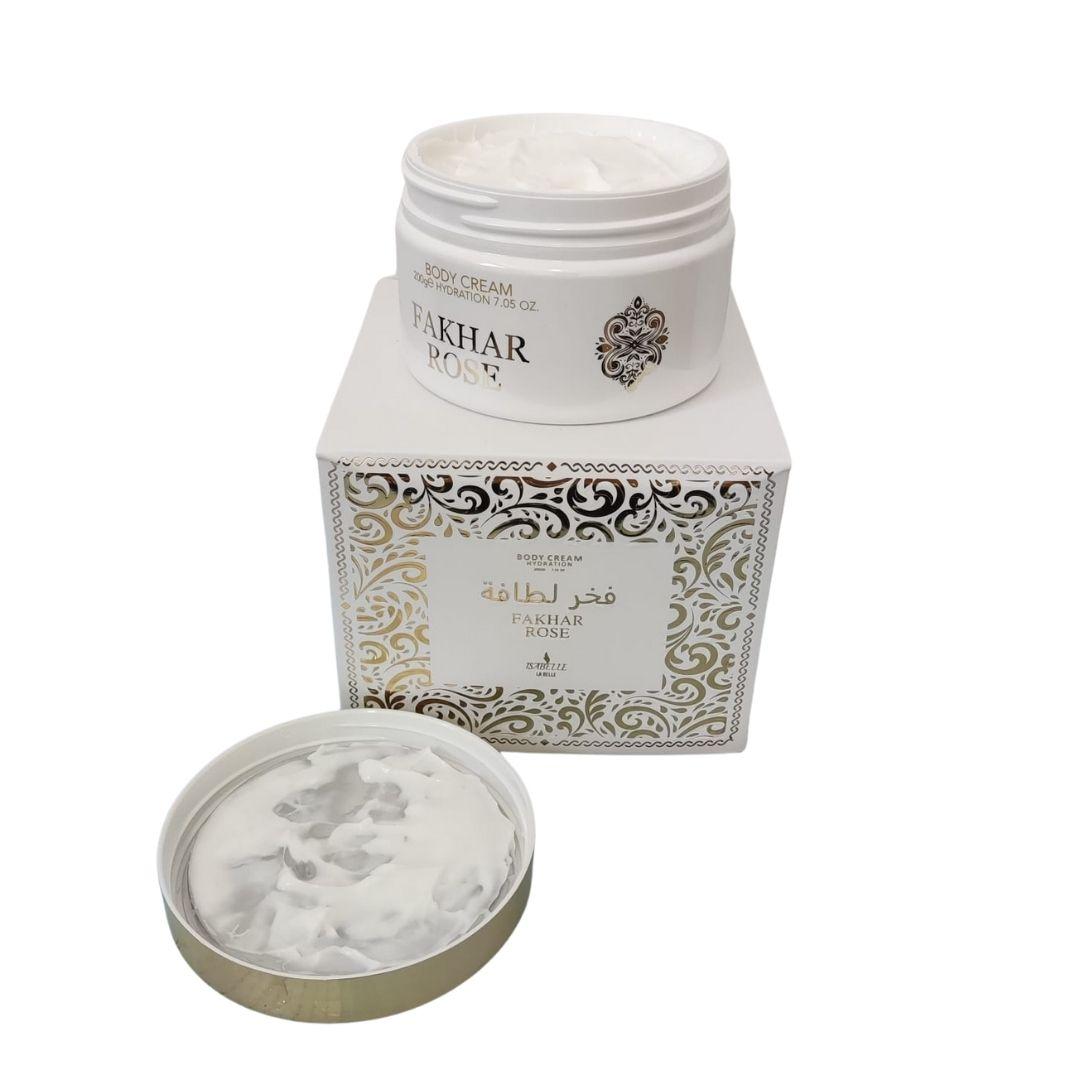 HIDRATANTE ISABELLE LA BELLE EM PASTA FAKHAR ROSE 200G