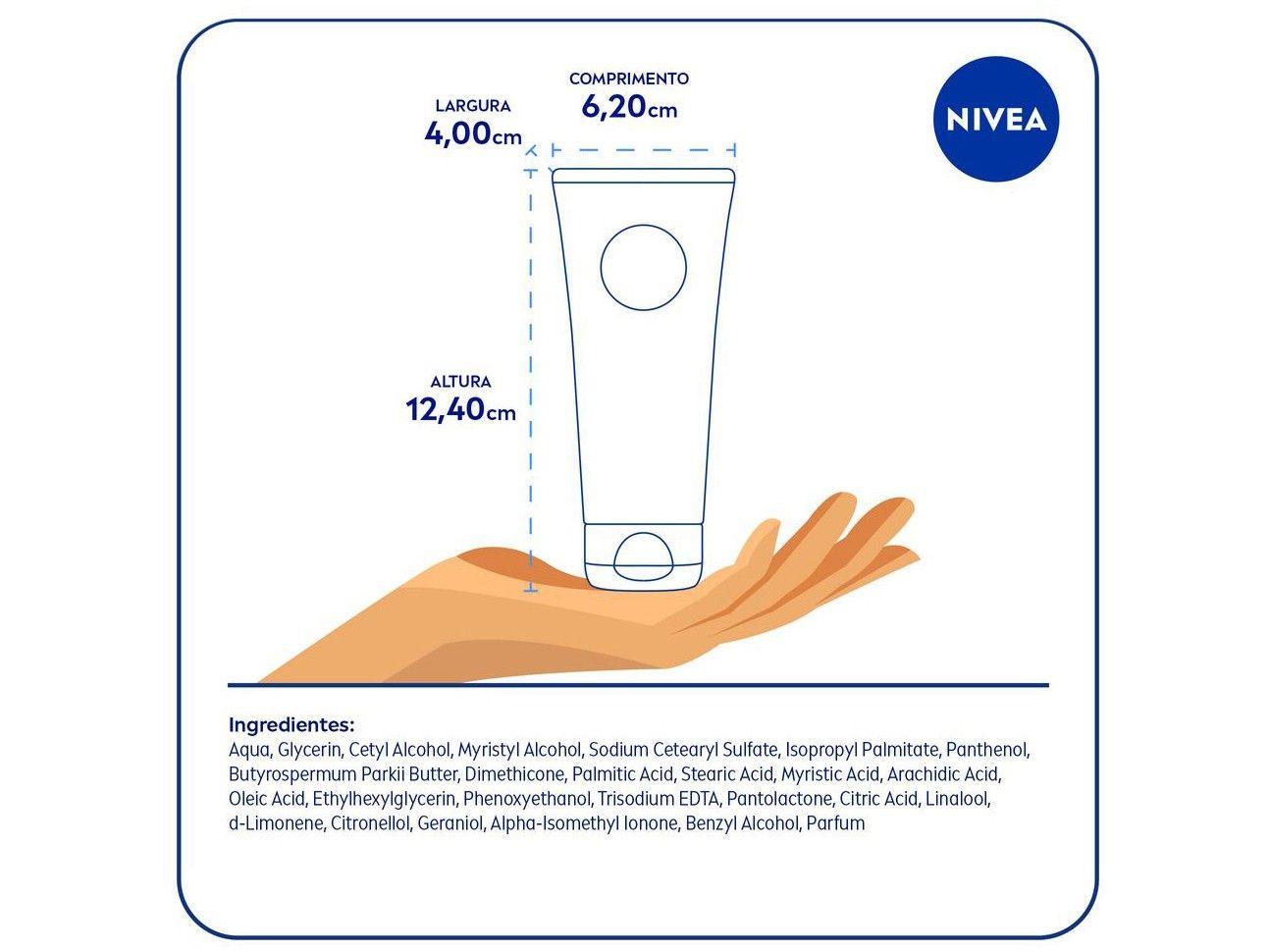 Creme Hidratante para Mãos Nivea 3 em 1 Reparação