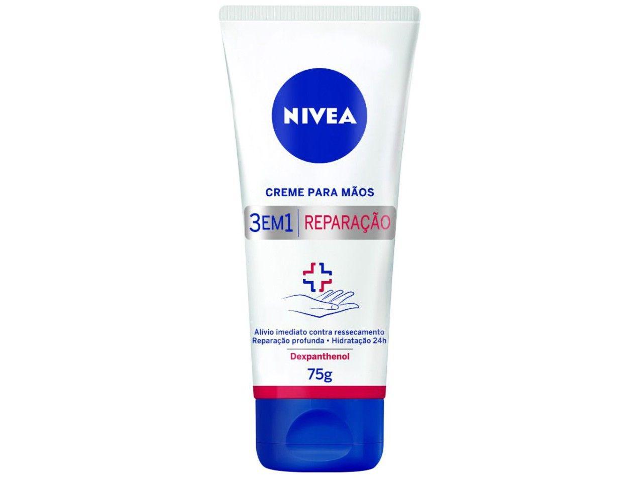 Creme Hidratante para Mãos Nivea 3 em 1 Reparação