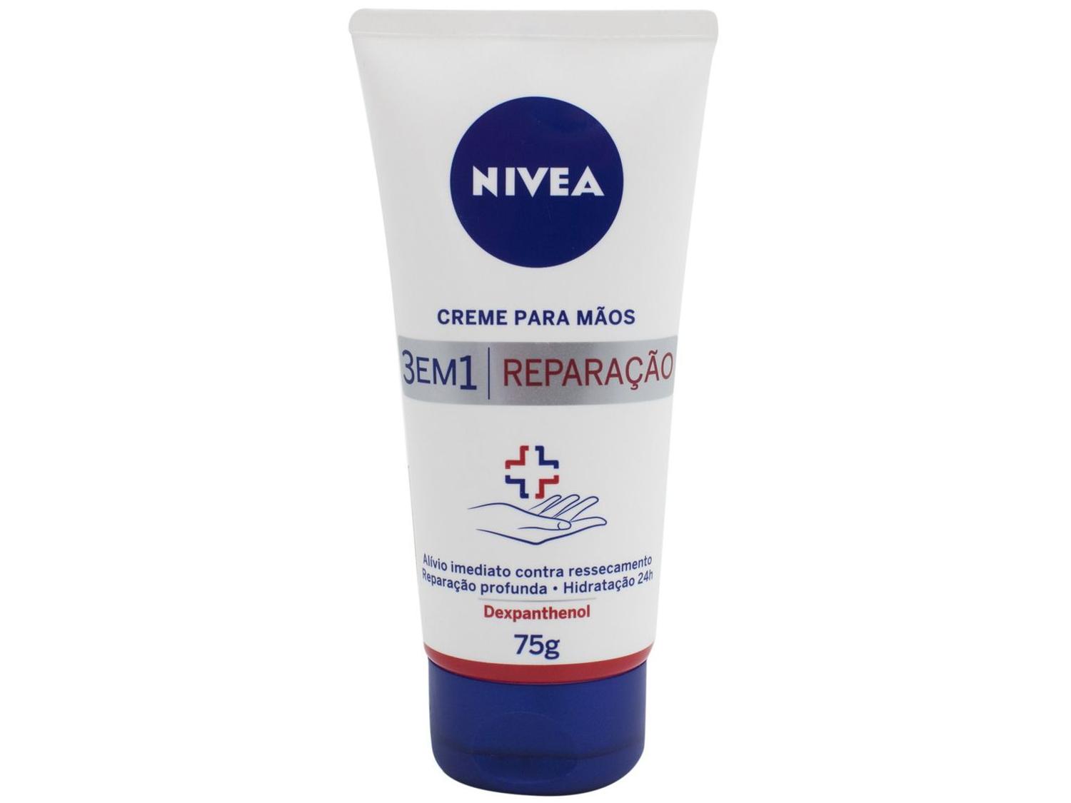 Creme Hidratante para Mãos Nivea 3 em 1 Reparação