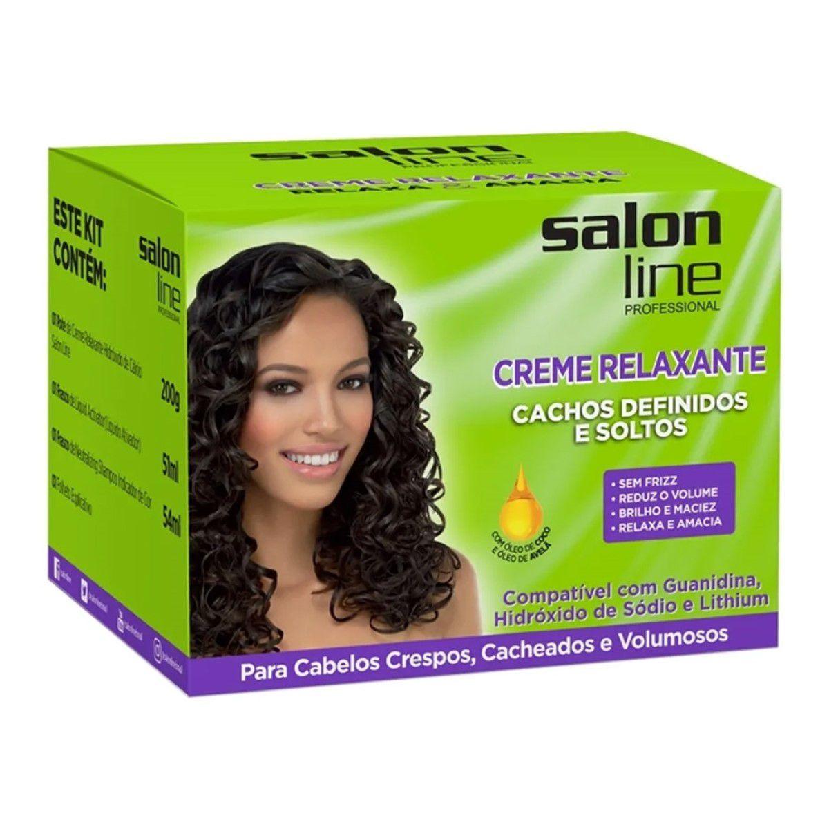 Creme Relaxante Cachos Definidos E Soltos - Salon Line - Relaxamento ...