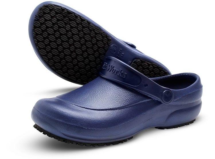 Crocs em E.V.A Antiderrapante Azul Marinho Soft Works - Calçado Hospitalar  - Magazine Luiza