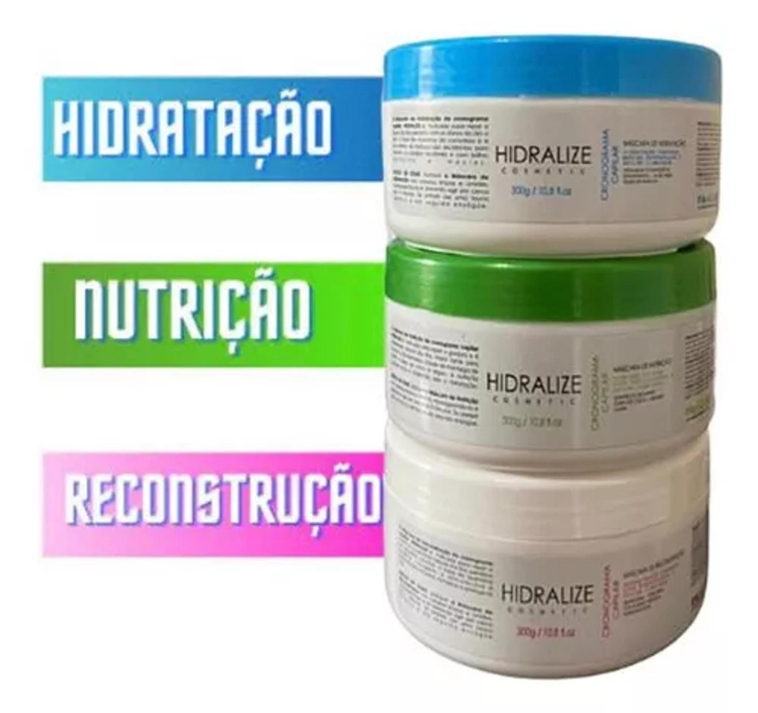 Cronograma Capilar Hidralize 300g Mascara Hidratacao Nutricao ...