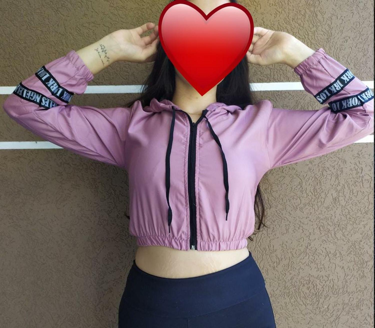 blusa corta frio feminina