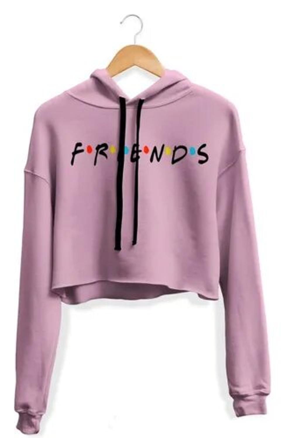 Casaco moletom feminino cropped Clearance