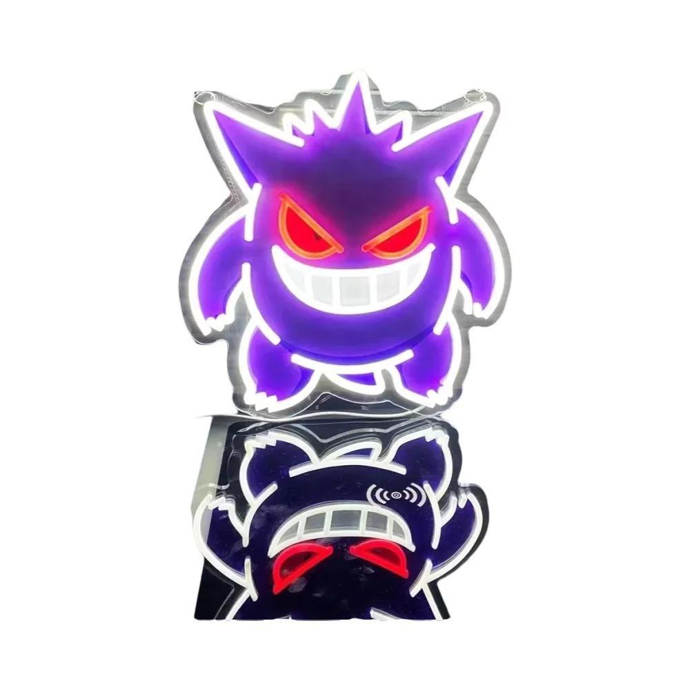 Quadro Decorativo Gengar Neon