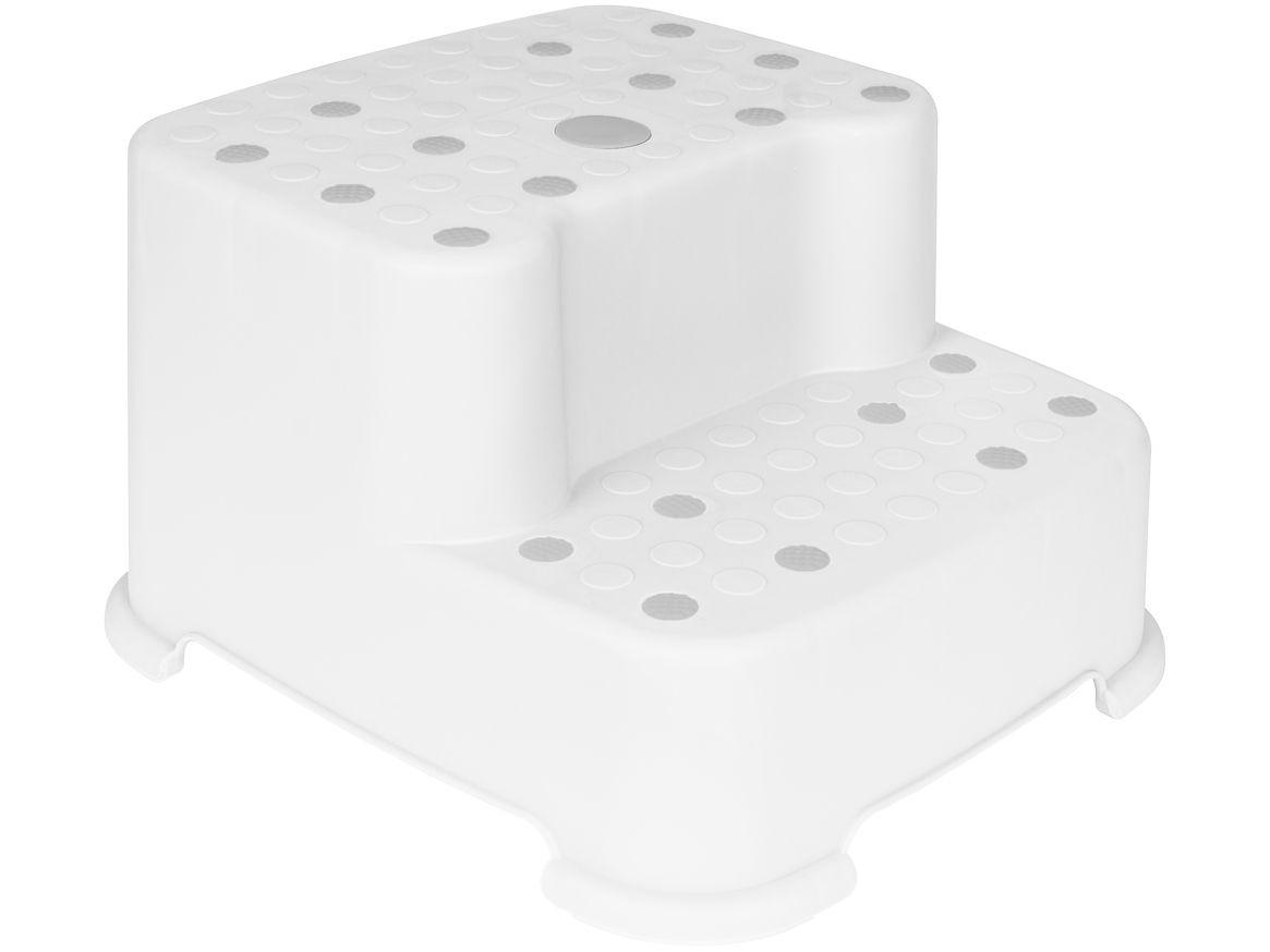 Degrau Infantil Antiderrapante Branco Buba 
