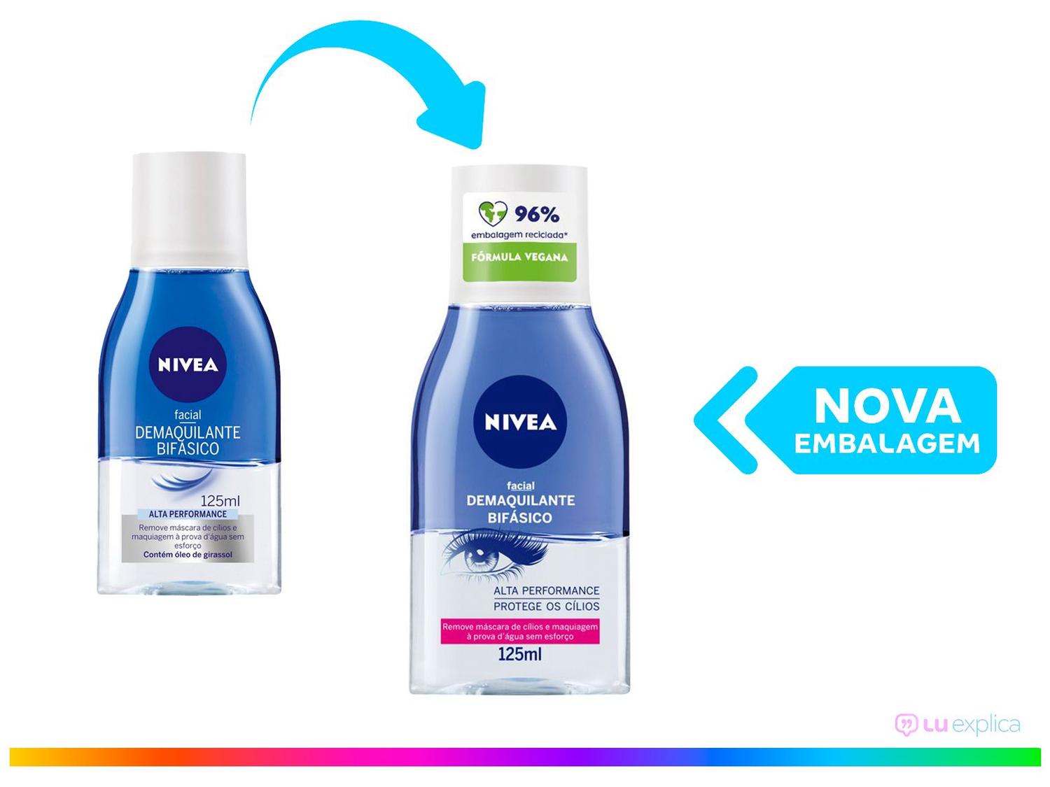 Demaquilante Facial Bifásico Nivea Alta Performace 125ml