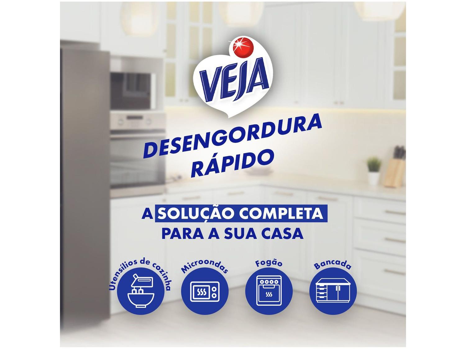 Desengordurante Spray Veja Cozinha Limão 500ml 