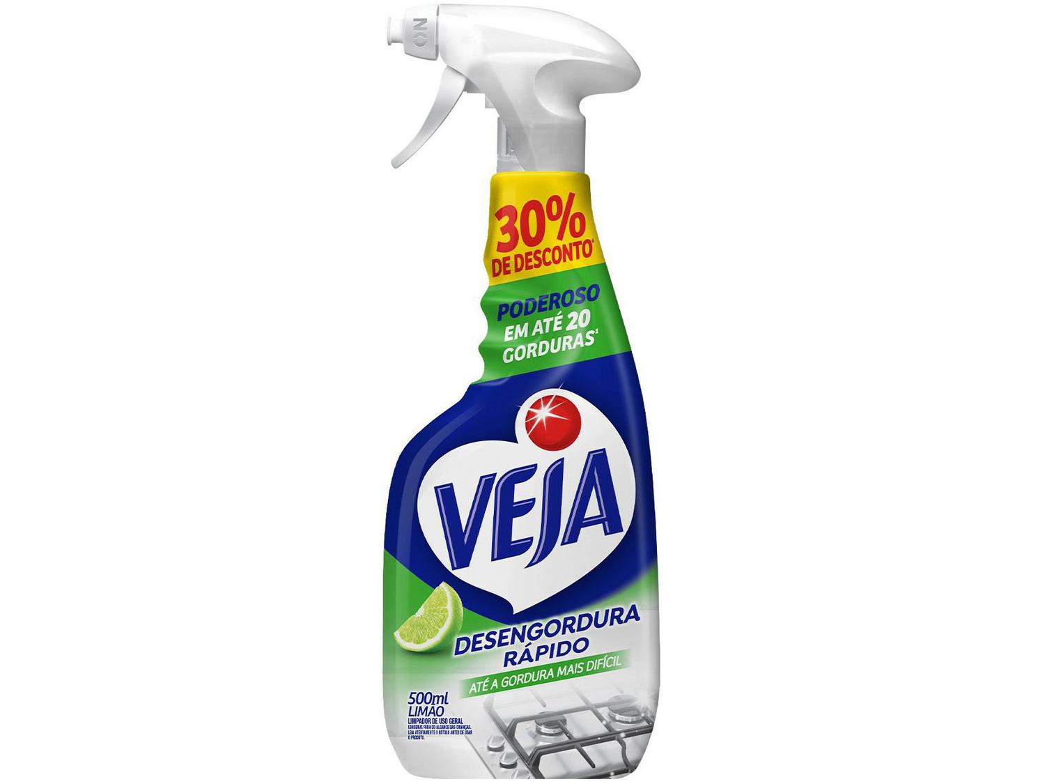 Desengordurante Spray Veja Cozinha Limão 500ml 