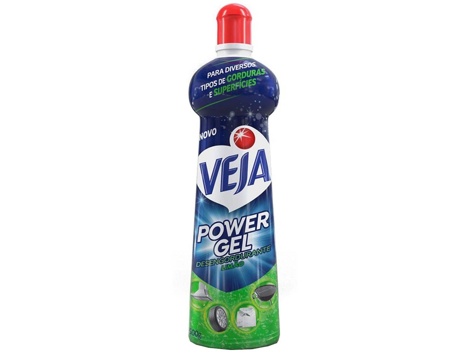 Desengordurante Veja Power Gel Limão| 500g - 1