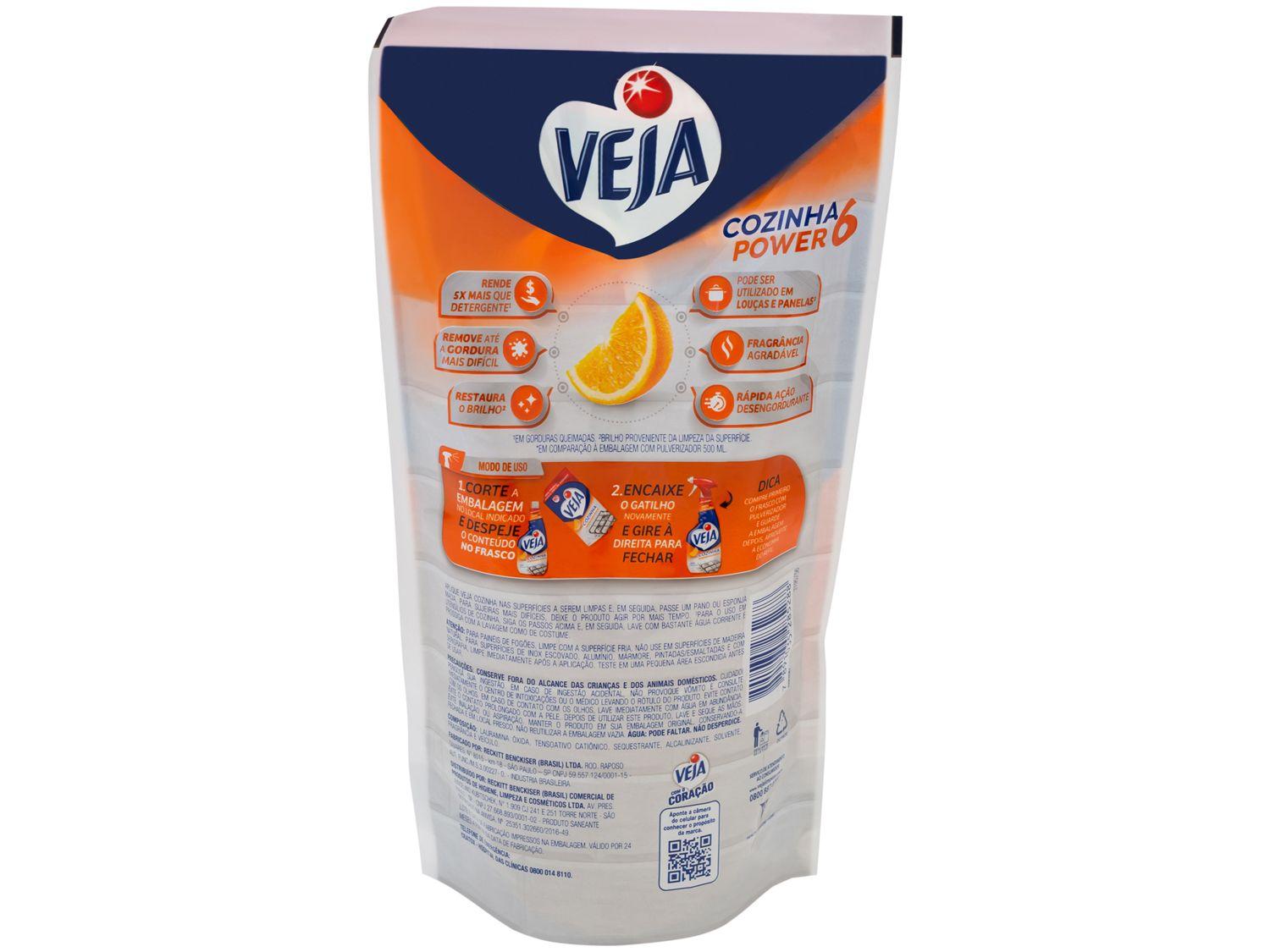 Desengordurante Veja Veja Cozinha Sachê Cremoso
