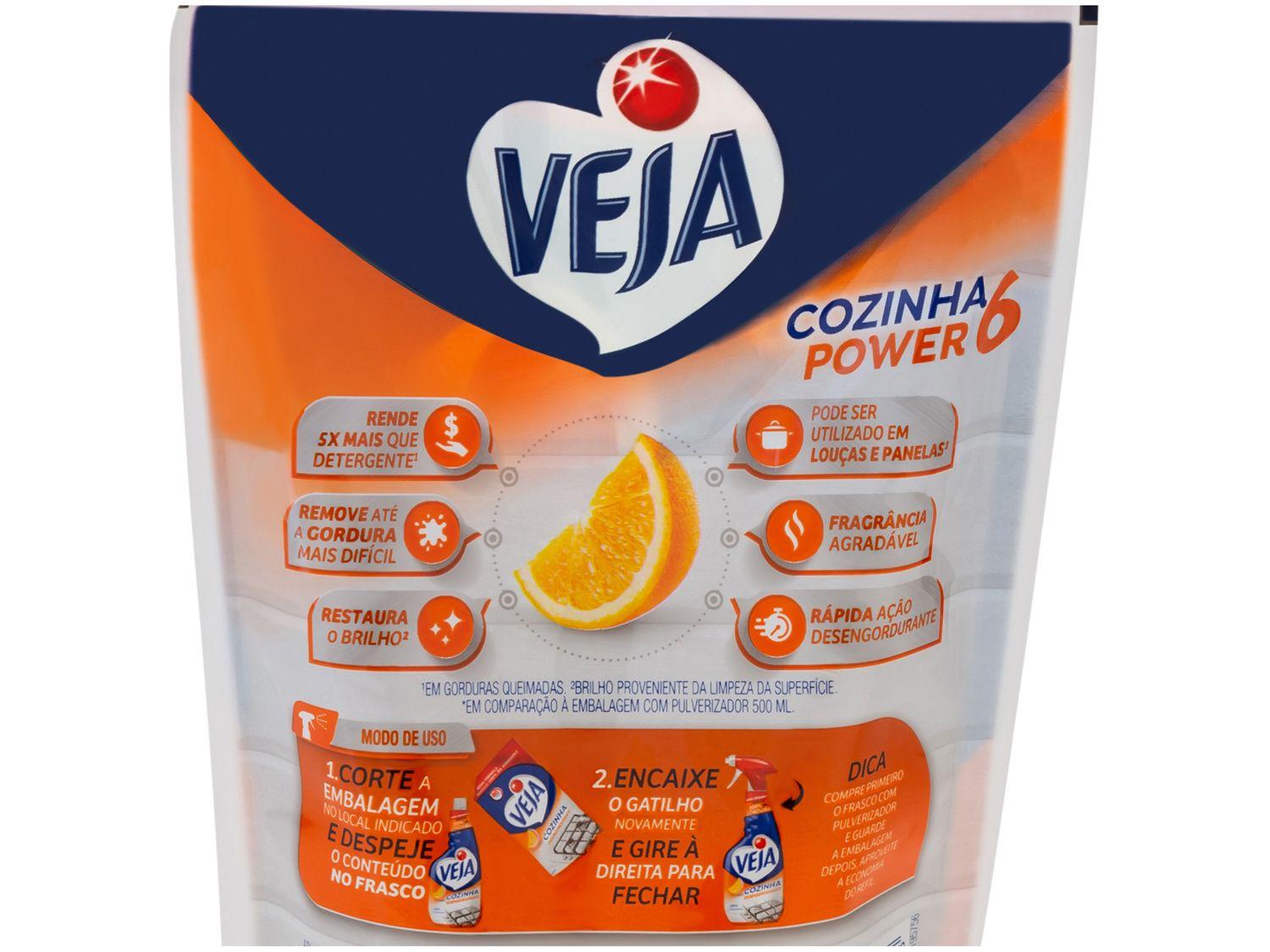 Desengordurante Veja Veja Cozinha Sachê Cremoso
