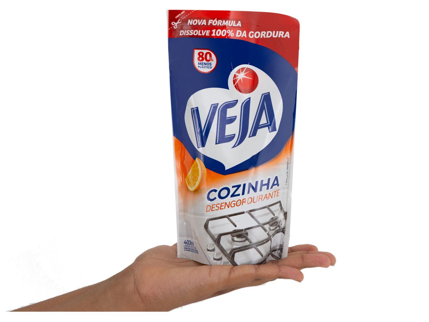 Desengordurante Veja Veja Cozinha Sachê Cremoso