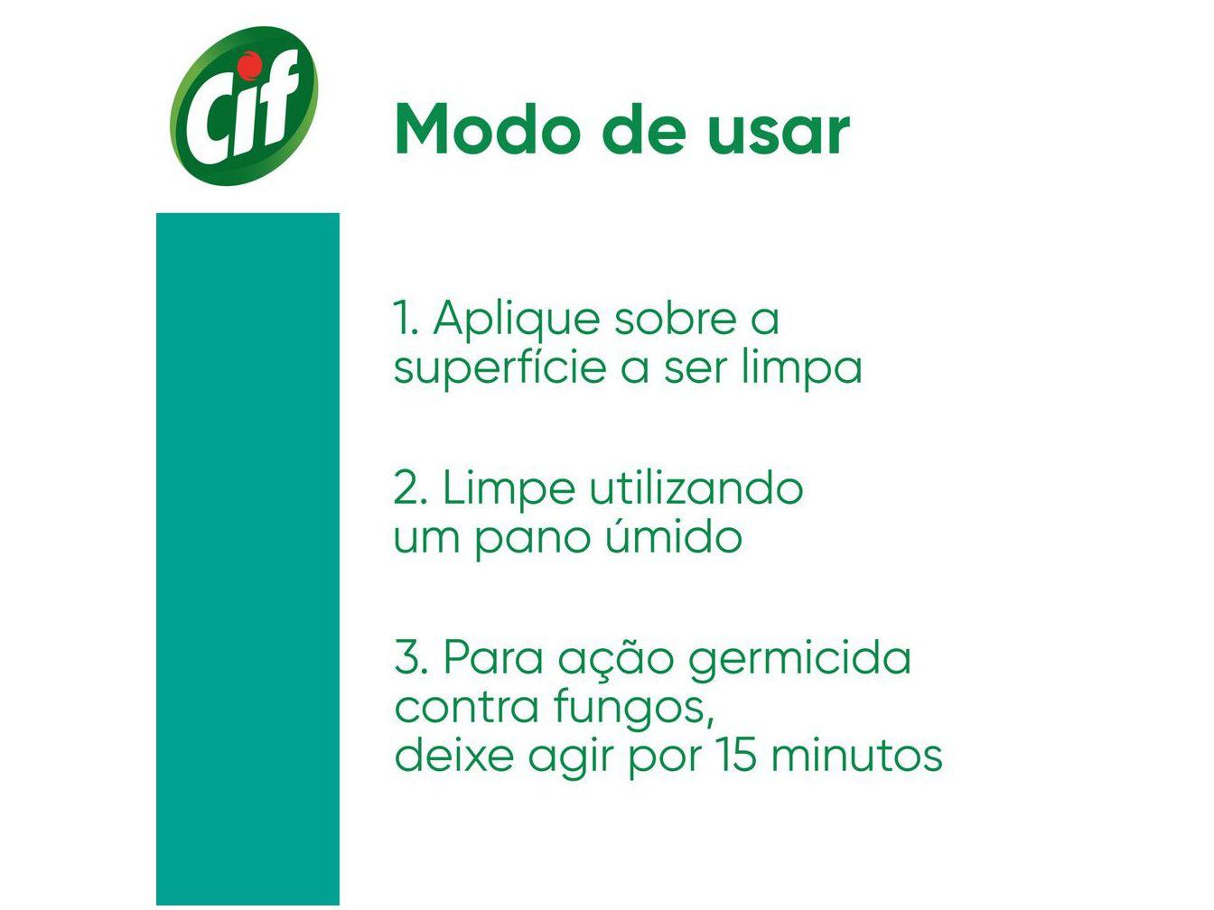 Desinfetante de Banheiro Especialista Líquido Cif Tira Limo Com Cloro 500ml