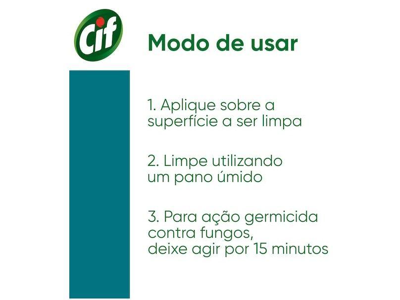 Desinfetante de Banheiro Especialista Spray Cif Tira Limo Com Cloro 500ml
