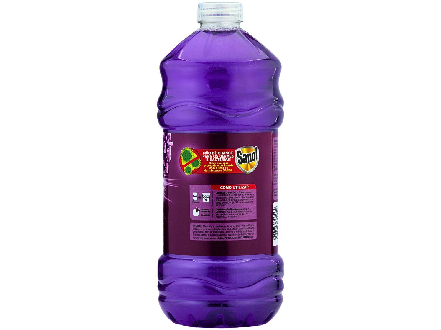 Desinfetante Líquido Sanol 2107 Concentrado Lavanda 2L