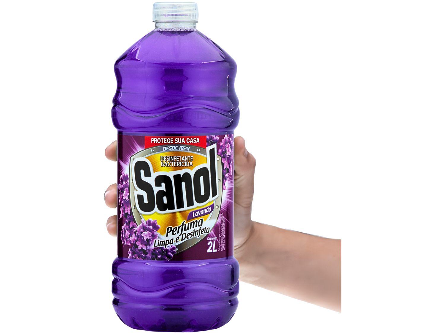 Desinfetante Líquido Sanol 2107 Concentrado Lavanda 2L