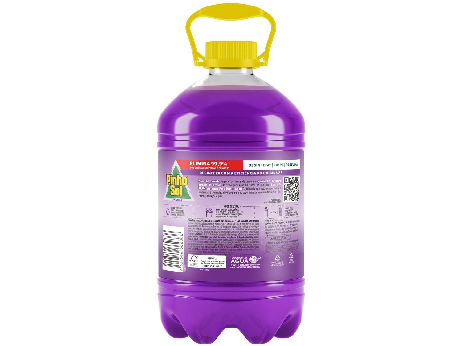 Desinfetante Multiuso Líquido Pinho Sol Lavanda 3,8L