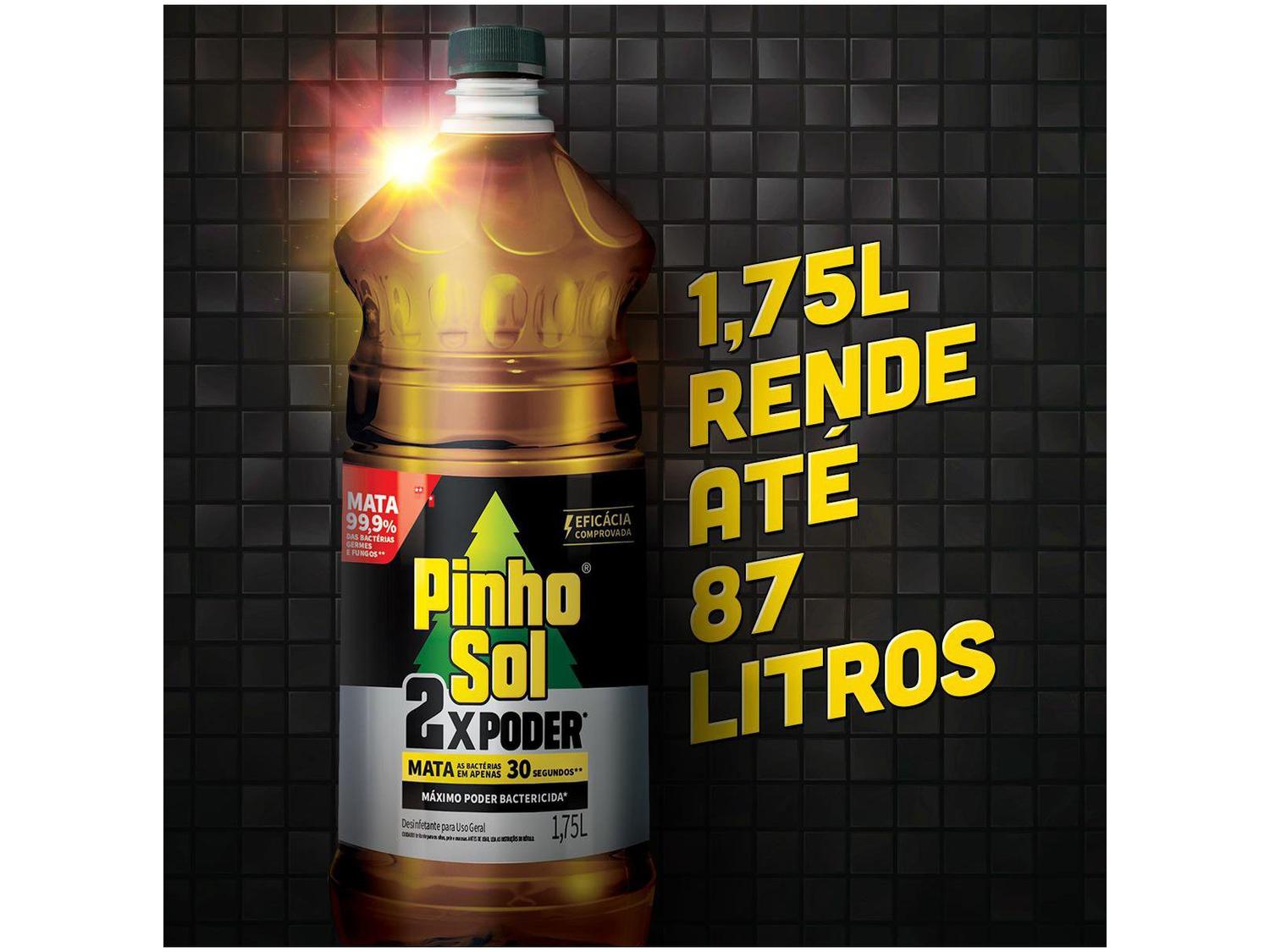 Desinfetante Pinho Sol 2X Poder 1,75L