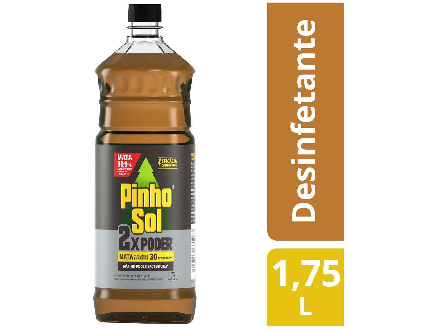 Desinfetante Pinho Sol 2X Poder 1,75L