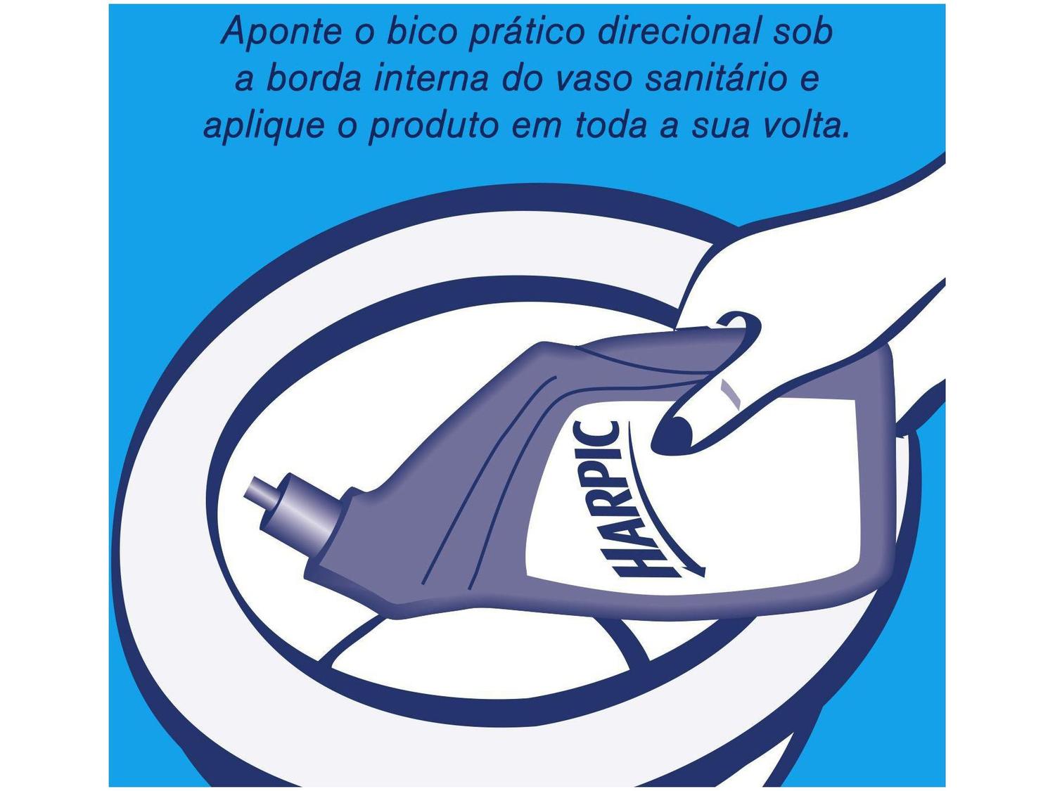 Desinfetante Sanitário Líquido Harpic Power Plus