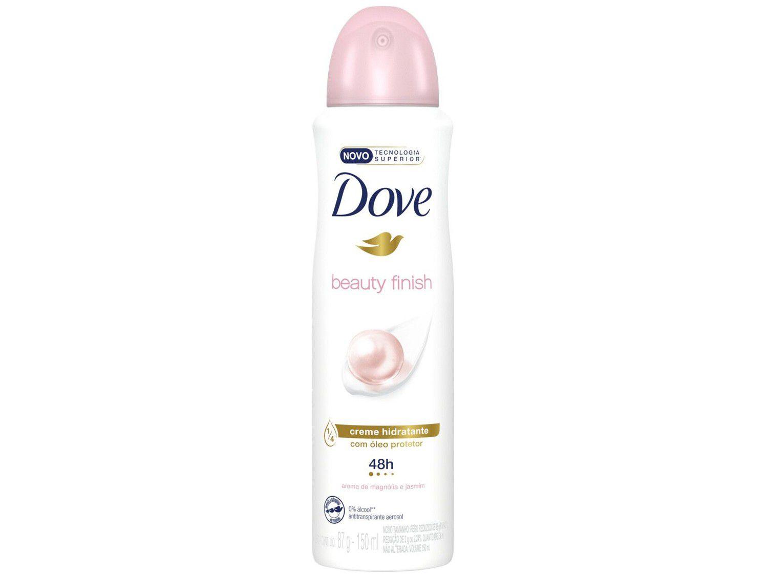 Desodorante Aerossol Antitranspirante Feminino Dove Beauty Finish 150ml
