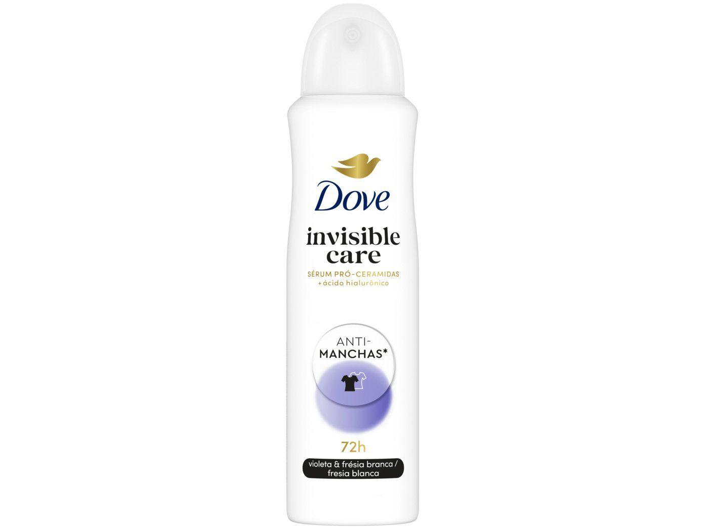 Desodorante Antitranspirante Aerosol Dove Invisible Care 150 ml