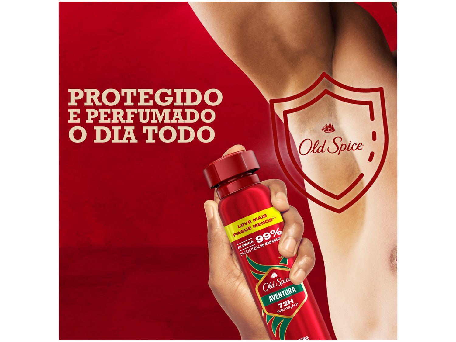 Desodorante Antitranspirante Aerossol Old Spice Aventura 250ml