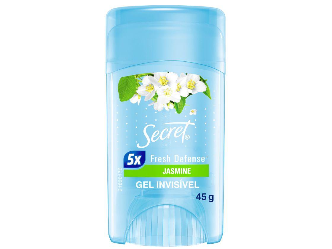 Desodorante Antitranspirante em Gel Secret Fresh Defense Jasmine Jasmin 45ml