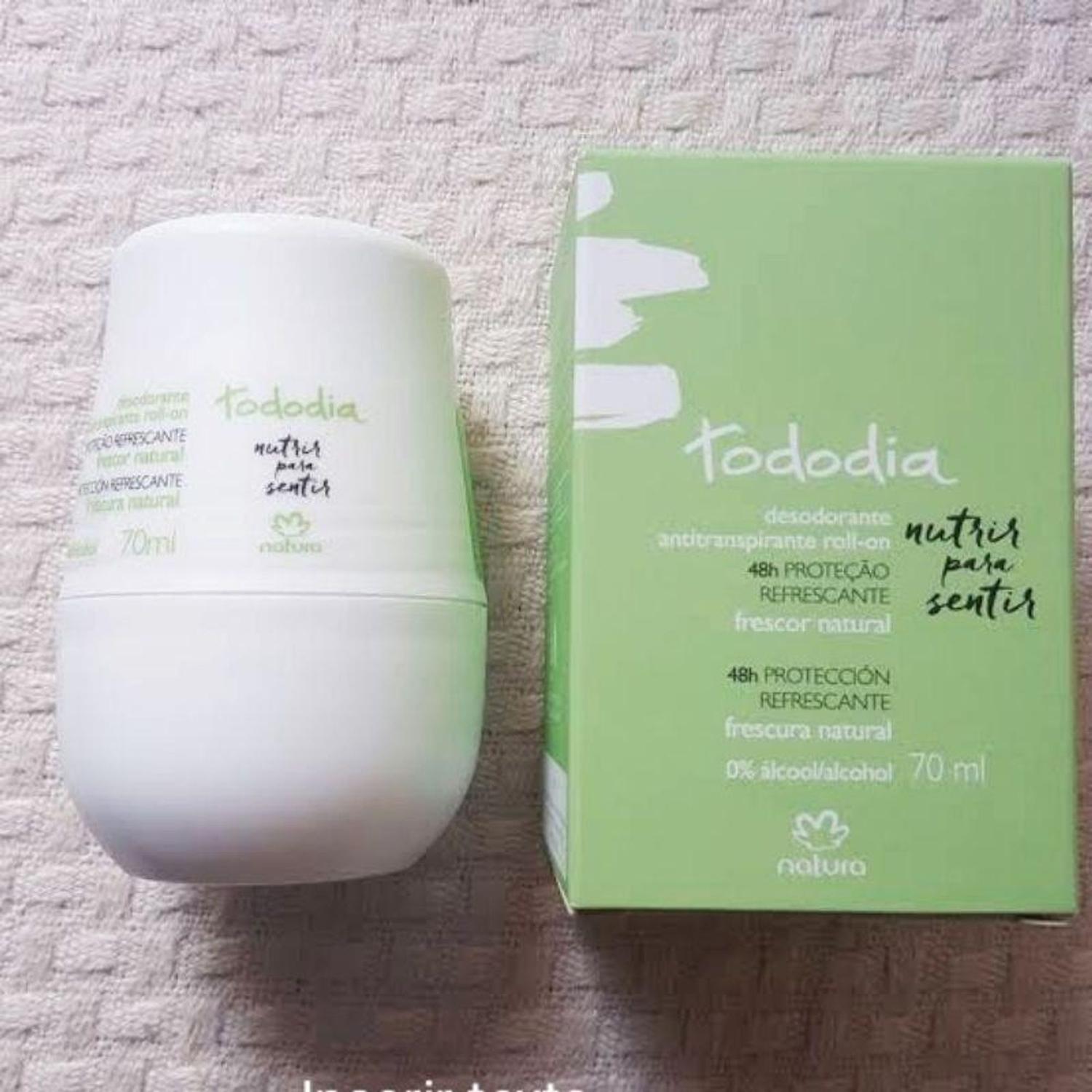Desodorante antitranspirante Roll- on Natura tododia 70ml - 48h de proteção  - Invisível - Desodorante - Magazine Luiza