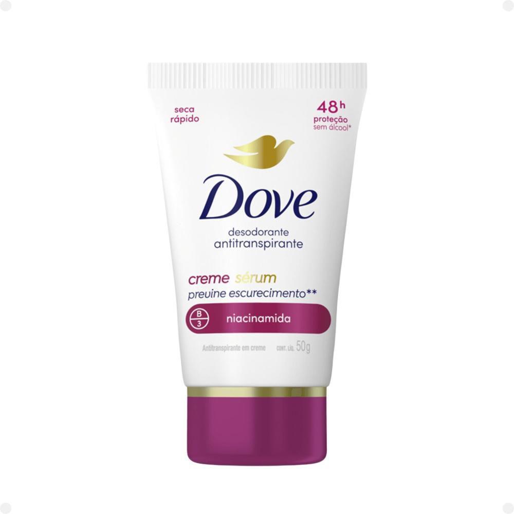 Desodorante Creme Sérum Dove Antitranspirante Previne Escurecimento