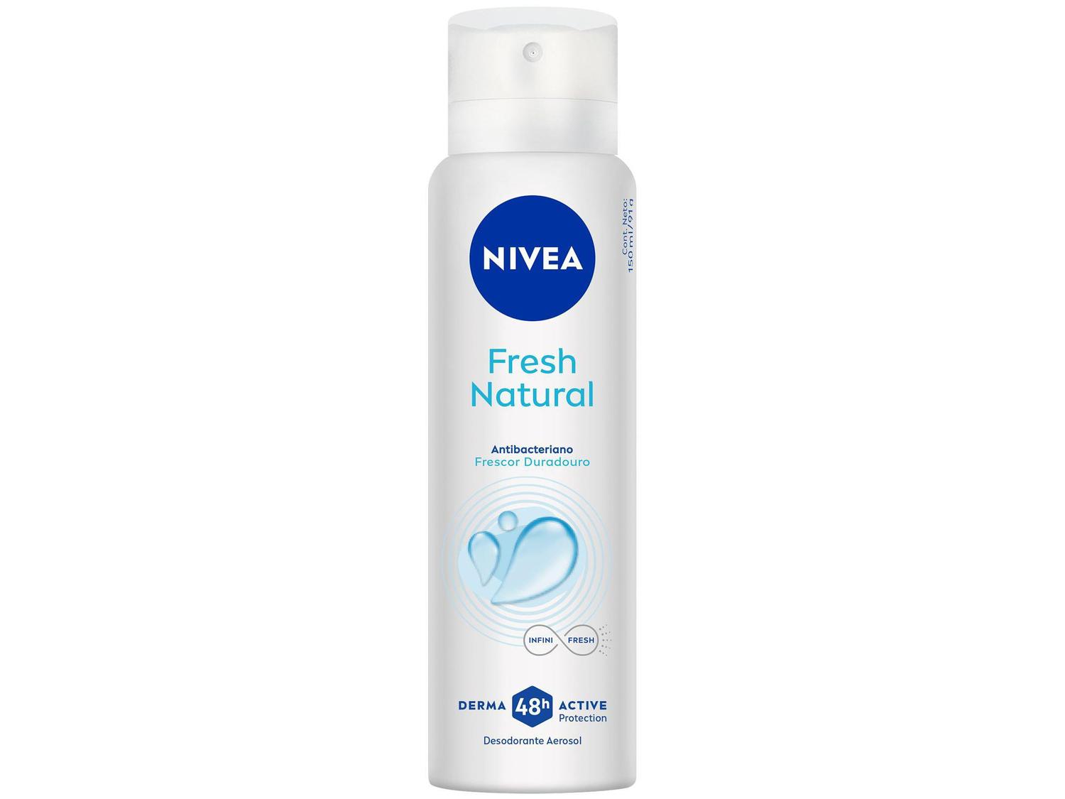 Desodorante Nivea Fresh Natural Aerossol Feminino