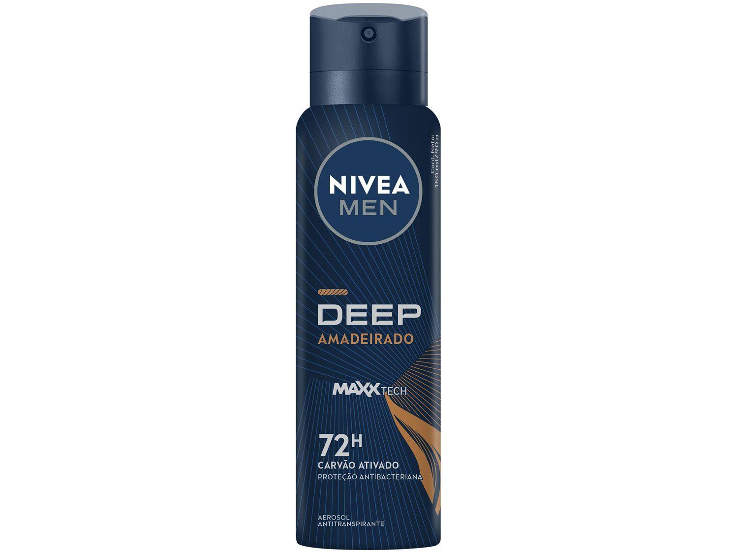 Desodorante Nivea Men Deep Amadeirado Aerossol