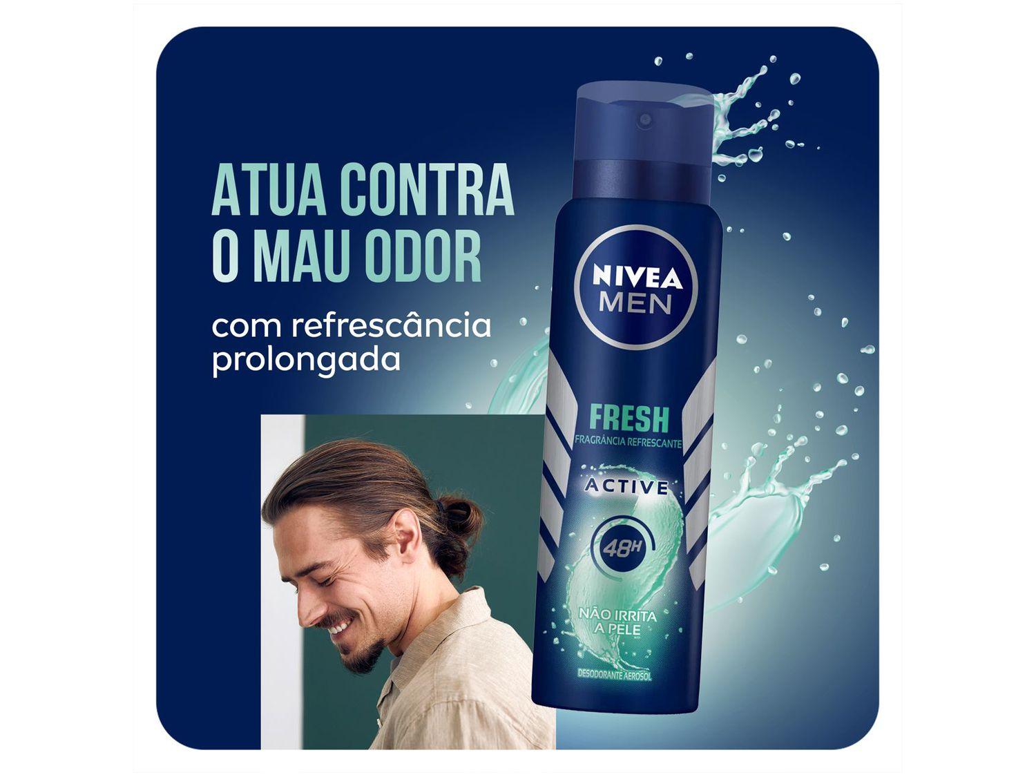 Desodorante Nivea Men Fresh Active Aerossol