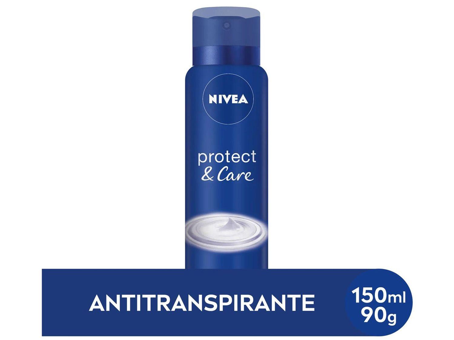 Desodorante Nivea Protect e Care Aerossol Antitranspirante Feminino 150ml
