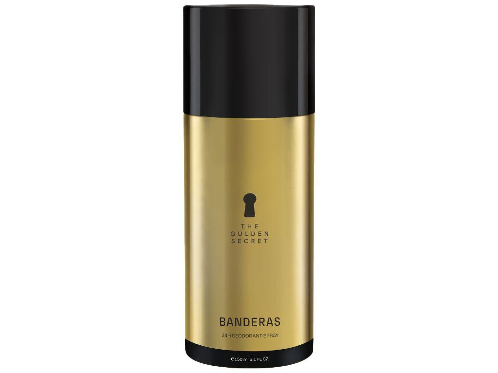 Desodorante Spray Banderas The Golden Secret Masculino 24 Horas 150ml