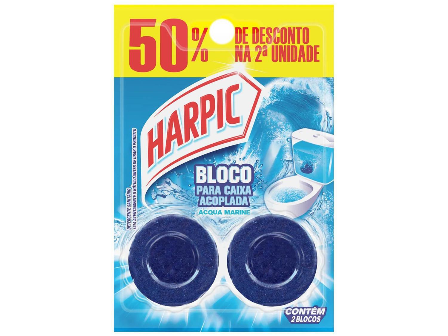 Desodorizador Sanitário Harpic Acqua Marine 100g 2 Unidades