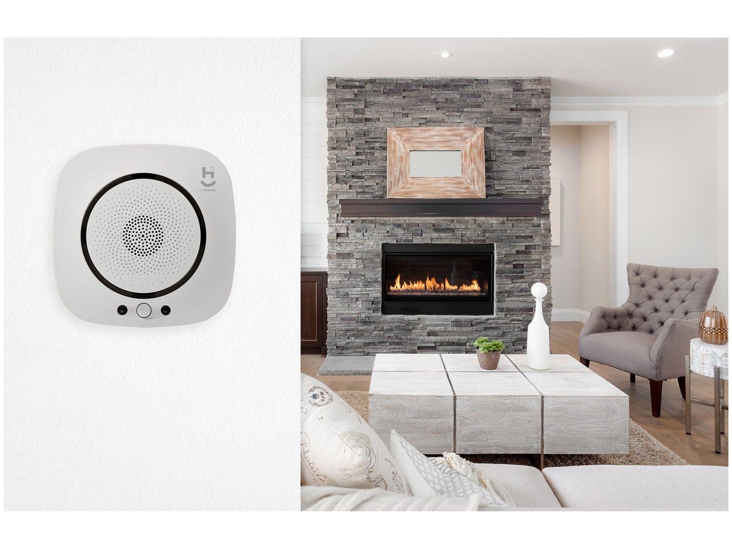 Detector de Gás Natural e GLP Inteligente Geonav compatível com Alexa e Google Assistant HISSGL