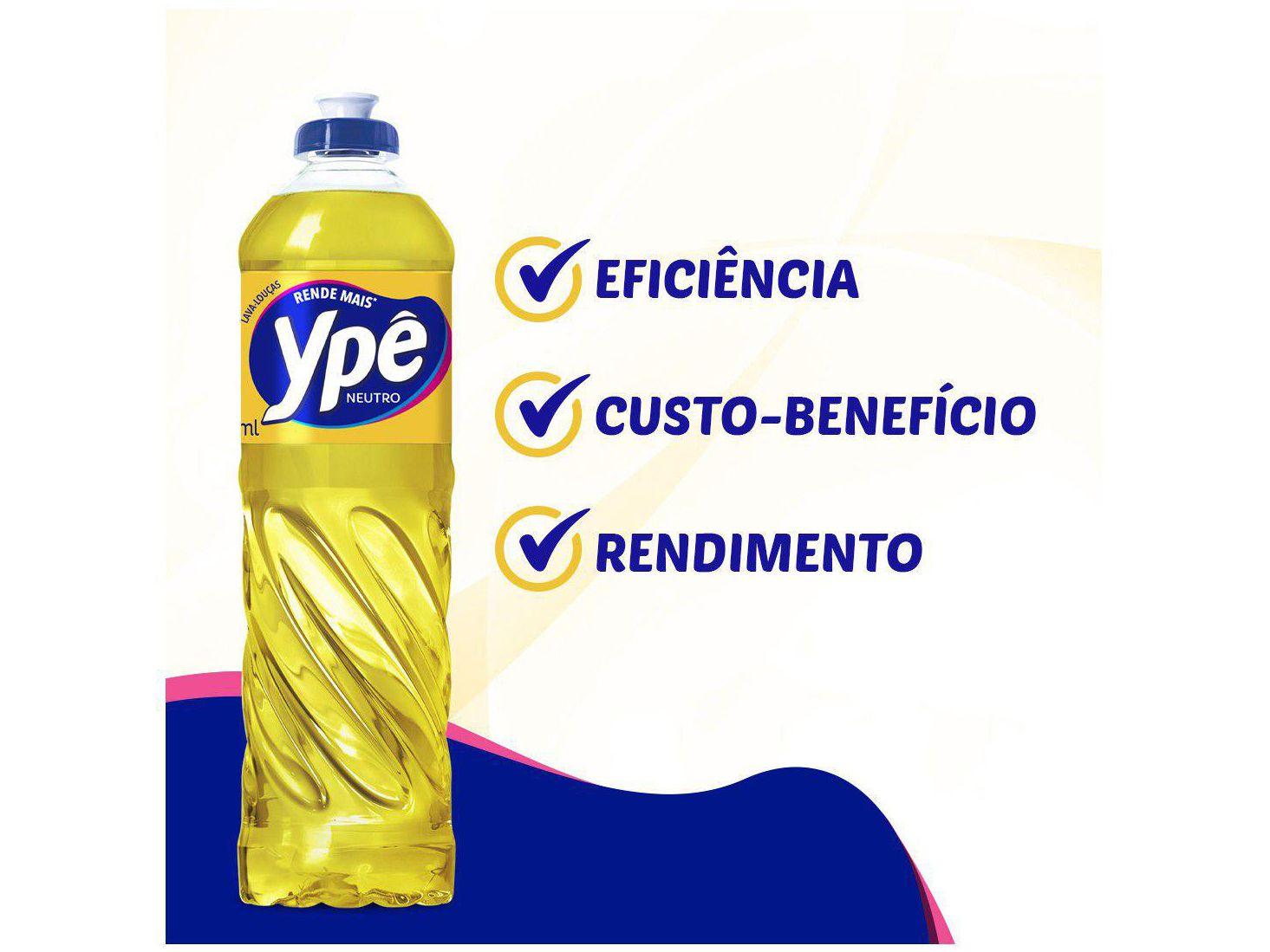 Detergente Líquido Lava-Louças Ypê Neutro