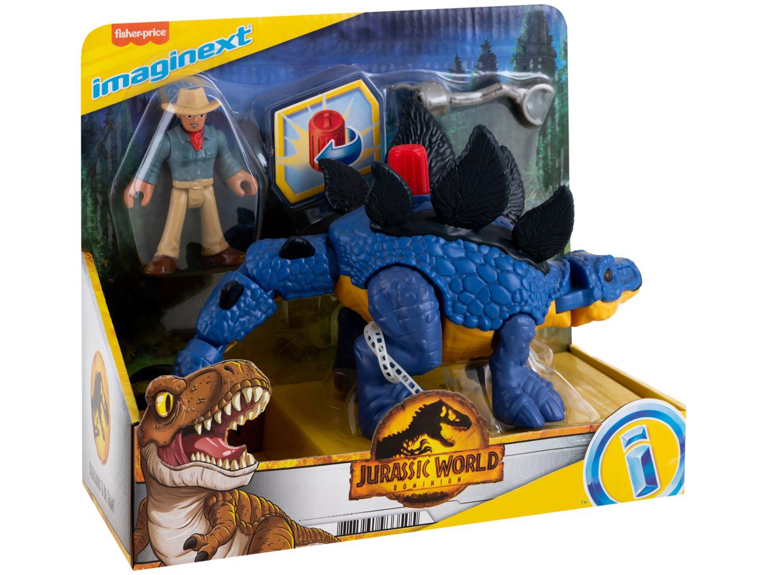 Dinossauro Jurassic World Imaginext Stegosaurus 19,05cm Mattel