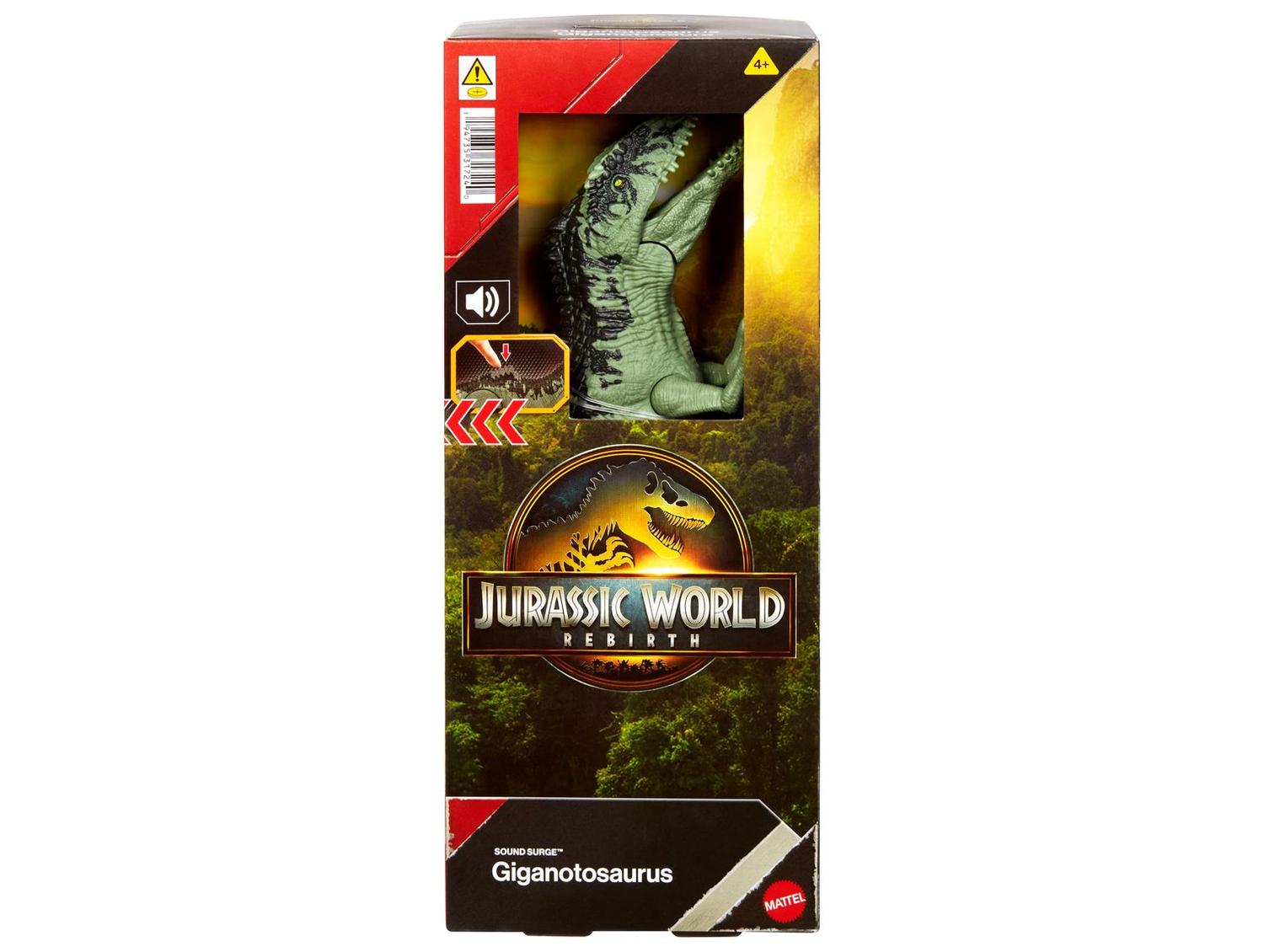 Dinossauro Jurassic World Rebirth Sound Surge
